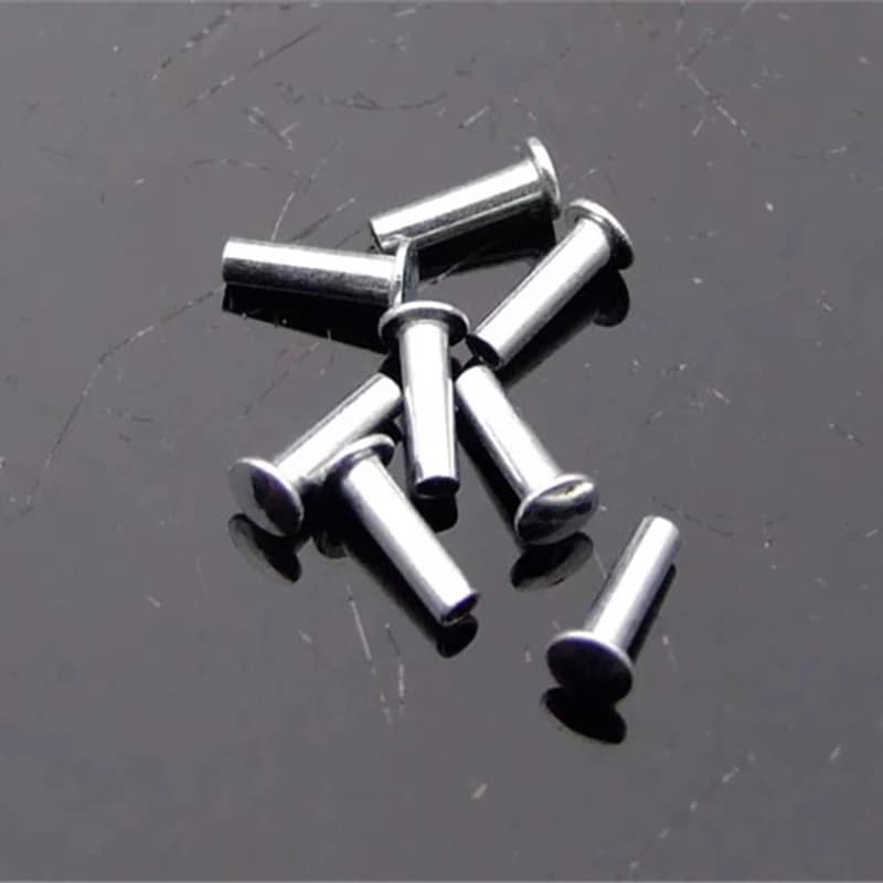Rivets à came en métal argenté, roue en acier, pour briquet à essence Zippo, accessoire universel de réparation et de remplacement, DIY, 20 pièces/lot
