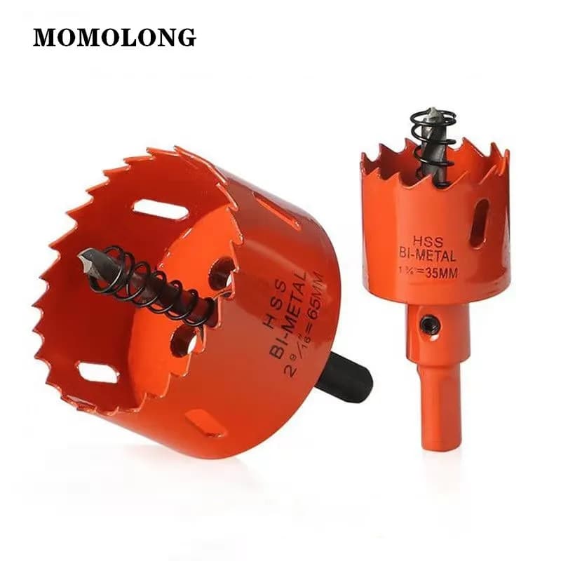 Scie cloche M42 en acier HSS, 16 à 200mm, bi-métal, outils de menuiserie pour le bois, l'acier et le fer