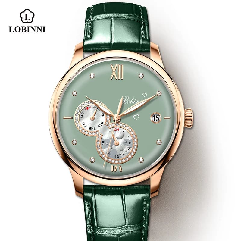 Corrected Inni-Montre-bracelet mécanique automatique étanche pour femme, montres de luxe pour femme, horloge féminine, bracelet pour femme, marque supérieure, 2021