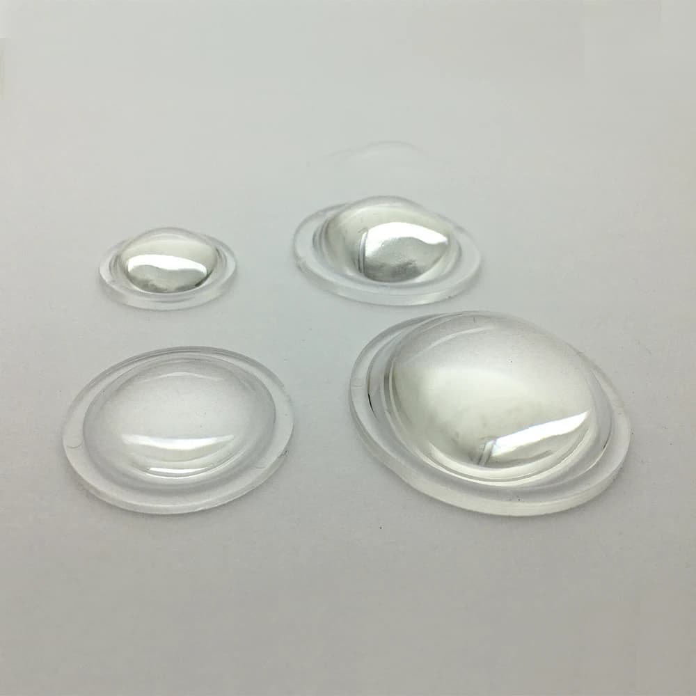 Lentille condenseur acrylique PMMA plano-convexe de 10-45 mm pour lampe torche LED, phare de vélo, projecteur, projets optiques DIY