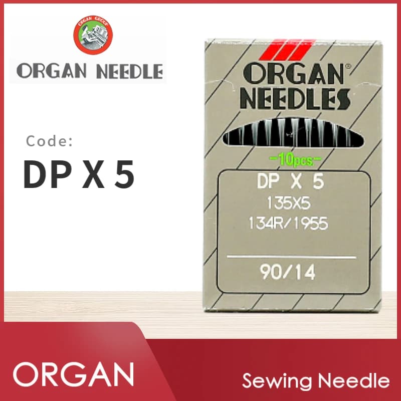 Aiguilles pour Machine à coudre DPX5 ORGAN, 10 pièces, pour accessoires de couture industrielle, japon DP * 5 135X5, tricot JUKI BROTHER