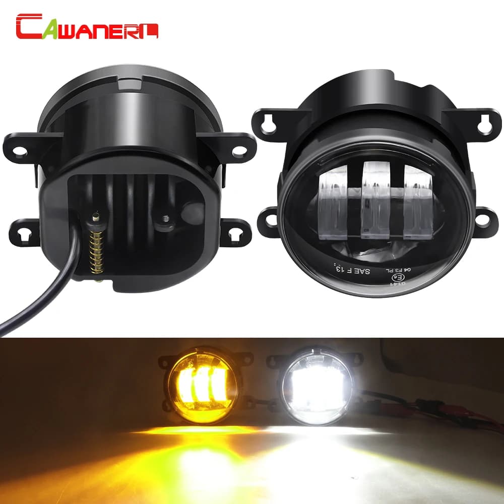 Phare antibrouillard avant de voiture, phare antibrouillard LED, 30W, 6000LM, DRL pour Ford Focus, KtFi.C. ATIC Explorer Edge Ranger Ka Ecodehors C-Max, 2 pièces