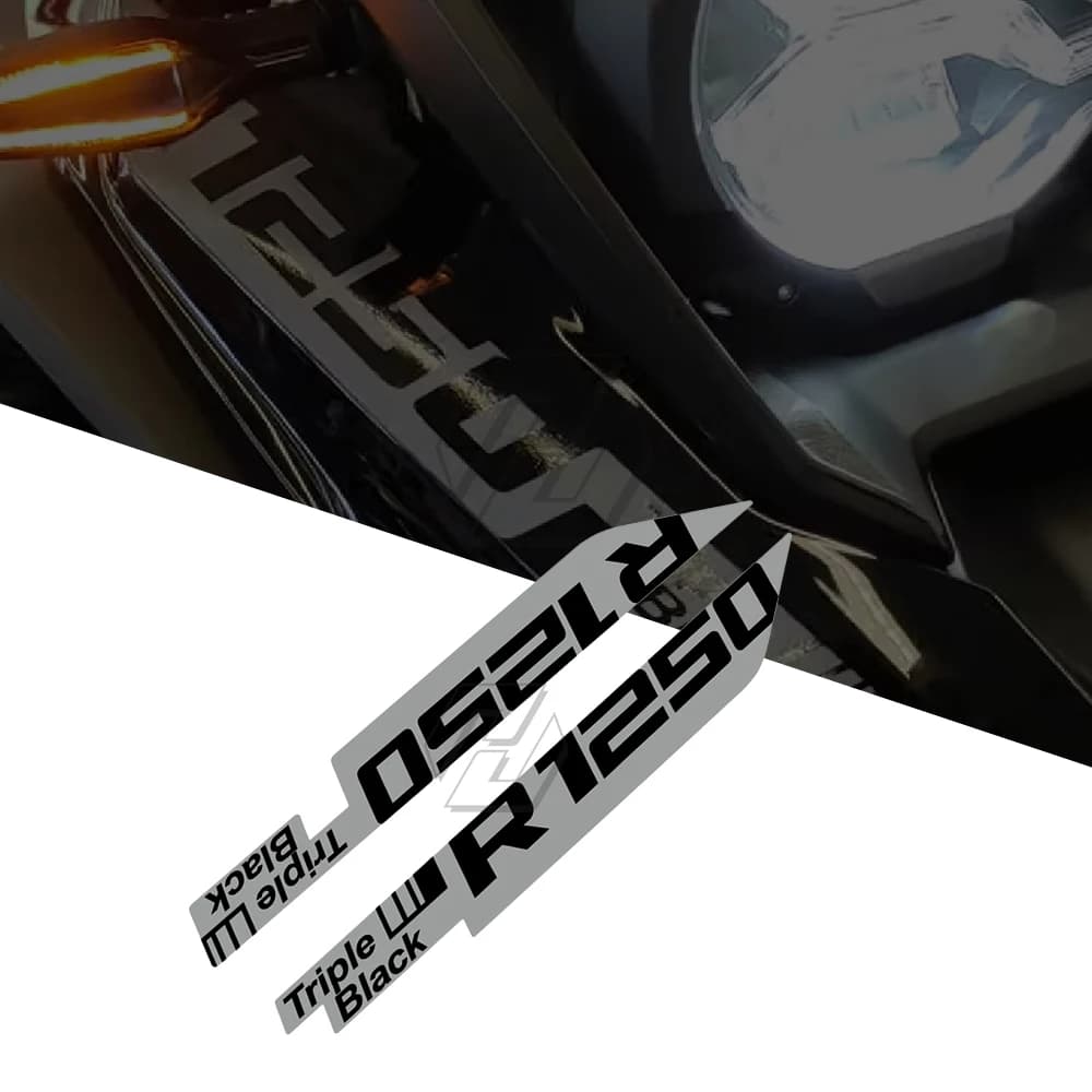 Étui autocollant de carénage avant de moto, pour BMW R1250GS Triple Black Edition R 1250 GS 2017 – 2021