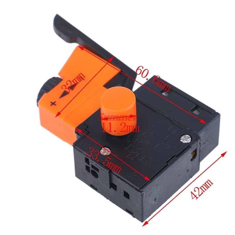 Nouveau AC 250V/4A FA2-4/1BEK interrupteur de vitesse réglable pour perceuse électrique déclencheur fa2 4 1bek bouton pour perceuse électrique