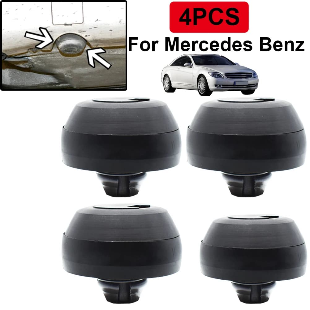 Adaptateur de support de levage de cric de voiture, accessoires automobiles, Mercedes Benz W124, WAth, W208, R129, W210, Wgem, OE #0019979586, 4 pièces
