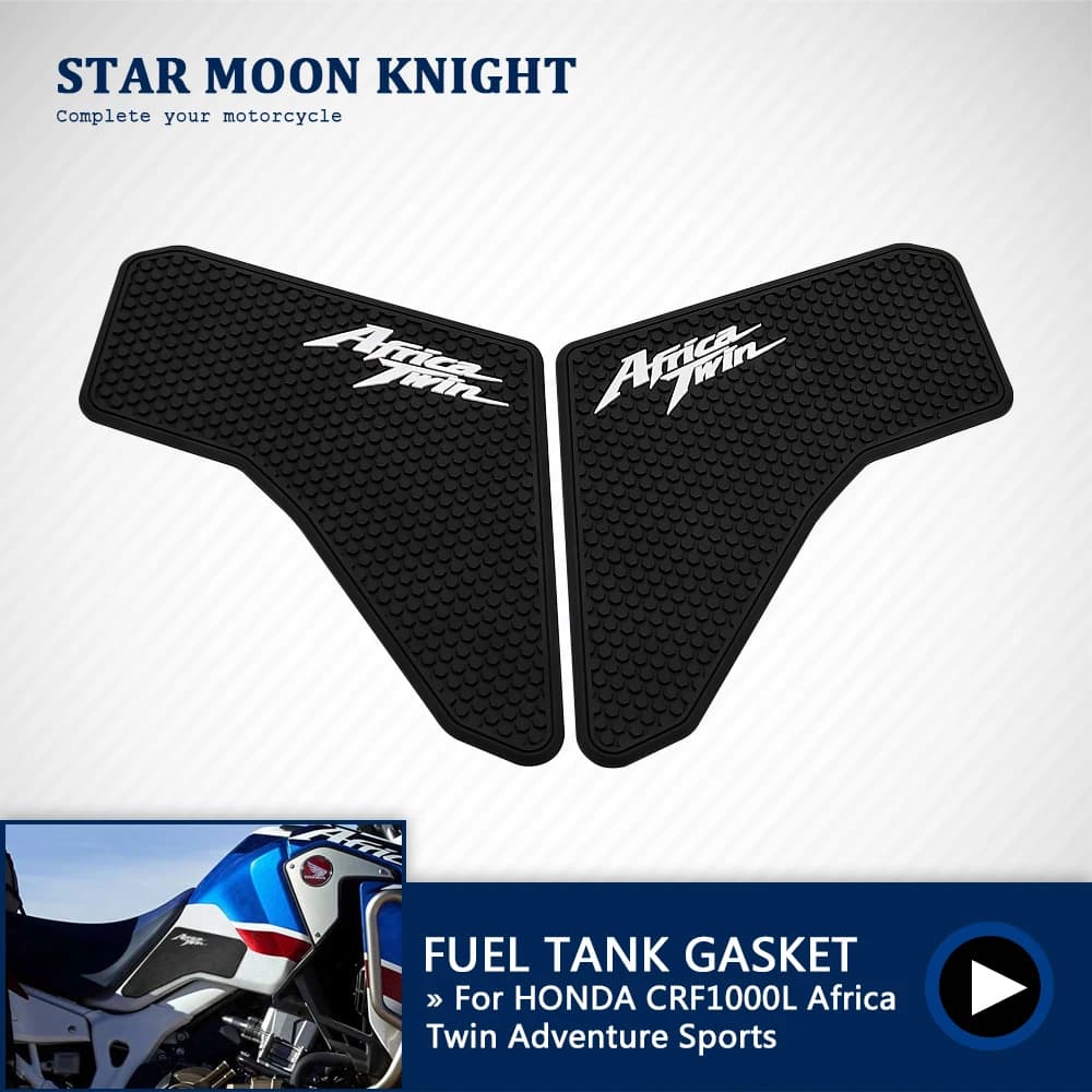 Autocollant de protection de tampon de réservoir de moto de sport, pour Honda Africa Twin CRF1000L ADV, autocollant de poignée de genou à gaz, Traction de réservoir CRF 1000 L