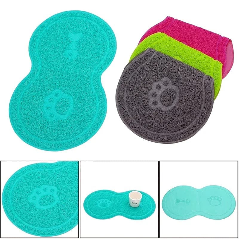 Tapis d'alimentation pour animaux de compagnie, tapis imperméable pour gamelles d'eau et de nourriture pour chiens et chats, tapis de litière pour animaux, plateau de nourriture et d'eau pour chiots,