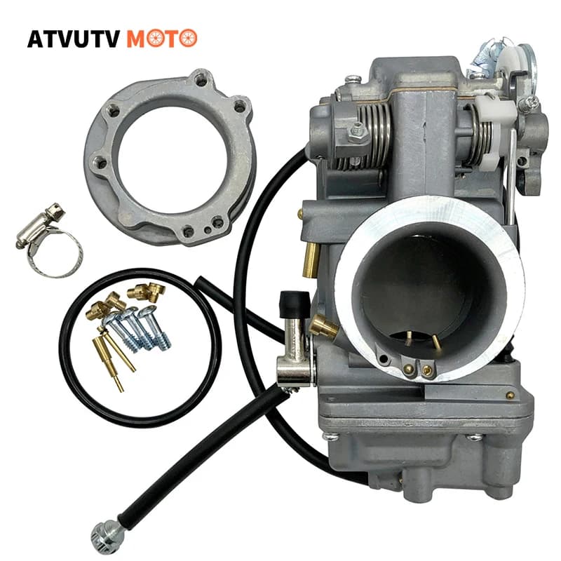 HSR42 HSR45 Mikuni – carburateur Performance, 42mm 45MM, pour Harley EVO Twin Cam Sportster 883 Tour Glide Softail