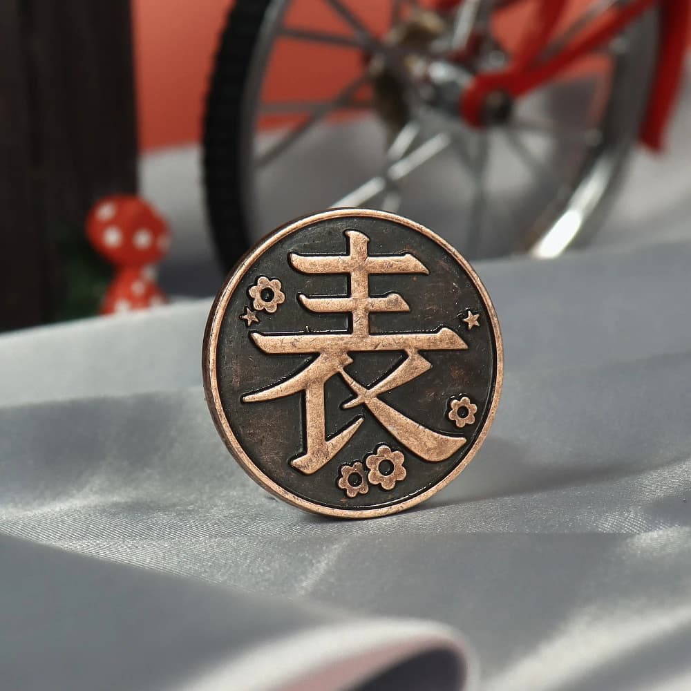 Demon Coin Cosplay Costume Props, Kimetsu No Yaiba Anime, Tanjiro, Kamado, Tsuguko, Oke, Ao, Tsuyuri