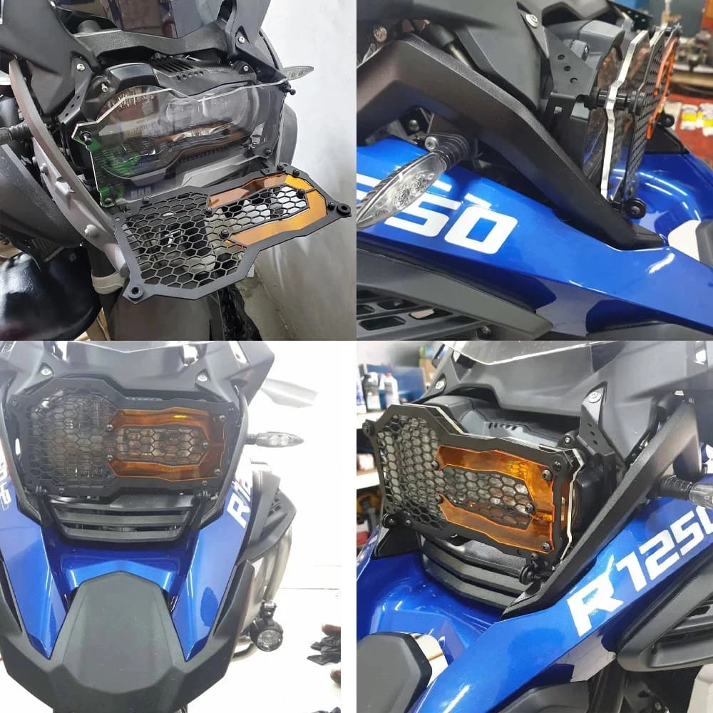 Grille de Protection de phare de moto R1250 GS, couvercle de Protection pour BMW R1200GS ADV R1250GS Adventure LC