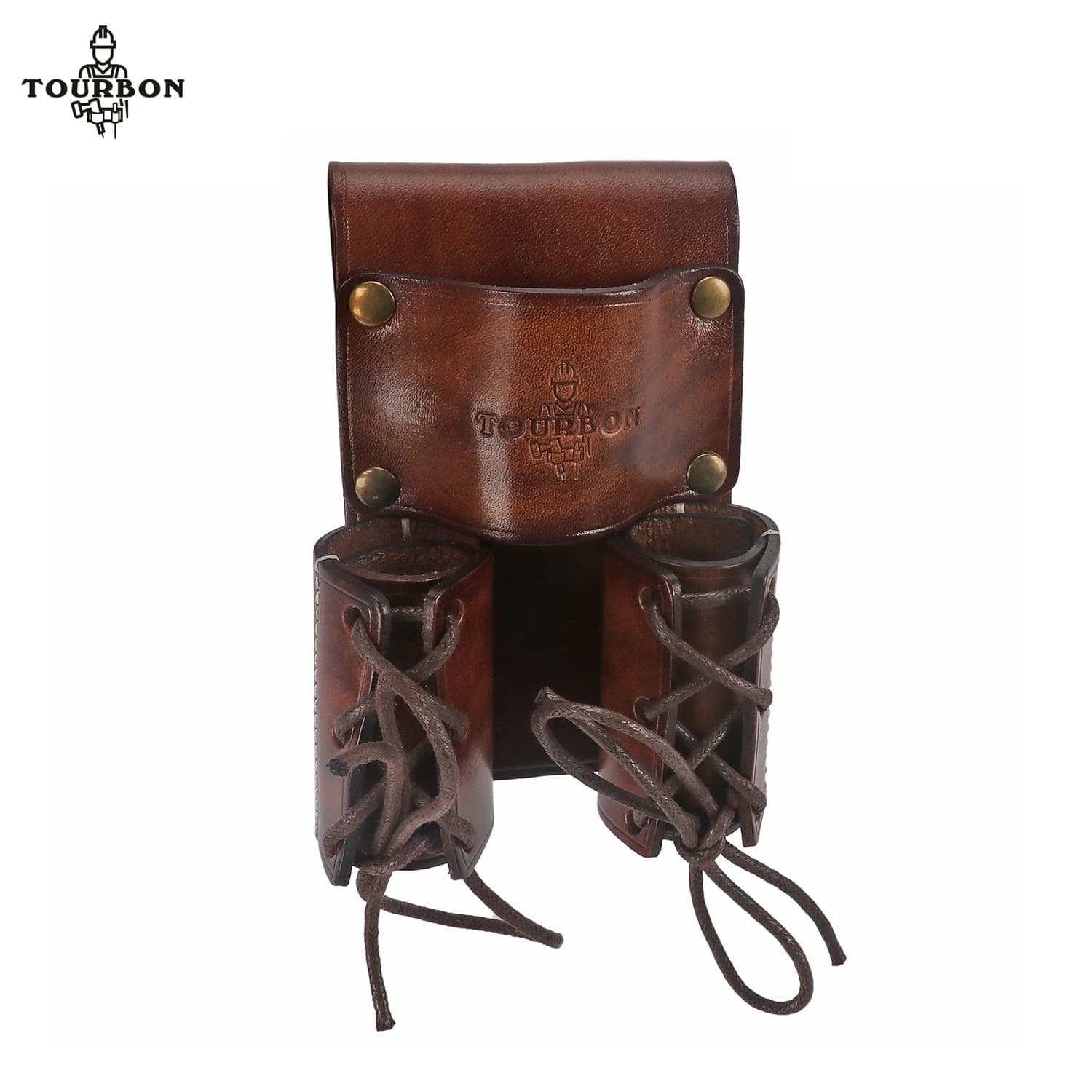 Tourbon-Support de marteau réglable pour ceinture, double baril, goupille de taureau, goupille essorée, poudres de levier, outils de ferronnerie, étui, 5cm