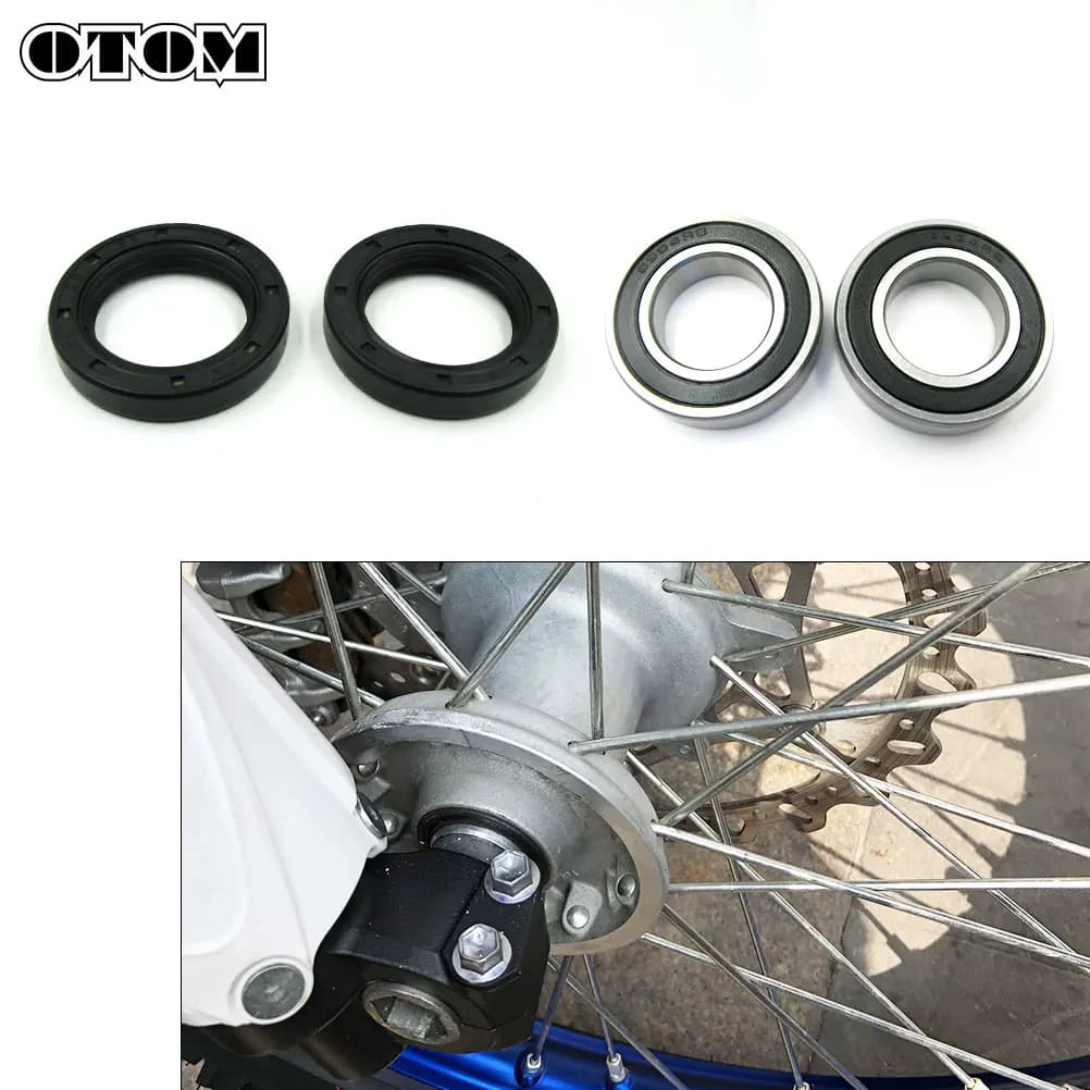 OTOM – roulement de roue avant pour moto, 26x38x7mm, Kit de joint d'huile moyeu, rouleau pour YAMAHA YZ250F YZ250FX YZ450F, Motocross, 6904