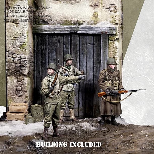 Kits de modèles en résine 1/35, bricolage, 3 figurines + scènes incolores et auto-assemblés, A-495