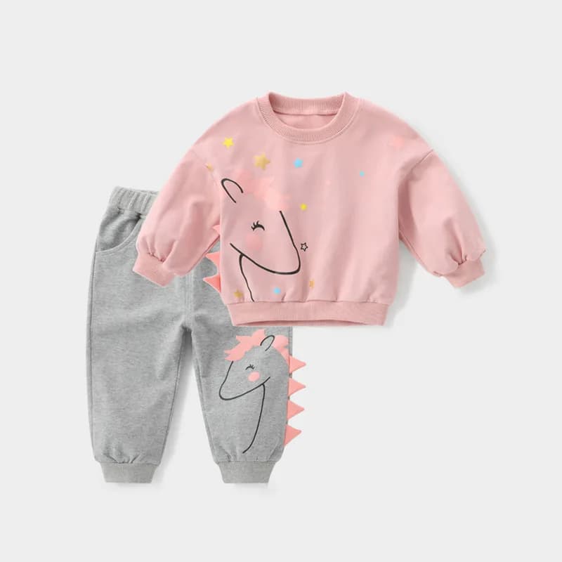 Vêtements de printemps pour bébés filles, ensembles de sport T-pantalon pour nouveau-nés, vêtements pour bébés filles, ensembles d'anniversaire 1 an, nouvelle collection
