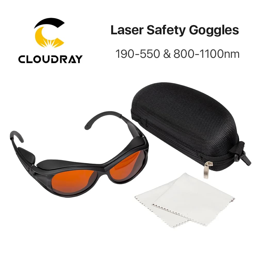 Cloudray – lunettes de sécurité Laser 190-550nm et 800-1100nm, bouclier de Type A, Protection pour UV et Fiber verte