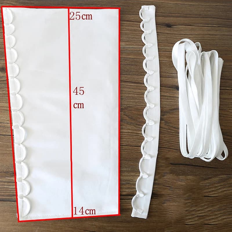 Analyste de corset en satin pour robe de mariée, remplacement de la fermeture éclair, sangle en dentelle au dos, artisanat de bricolage, accessoires de robe de mariée, matériaux, 3 pièces par ensemble