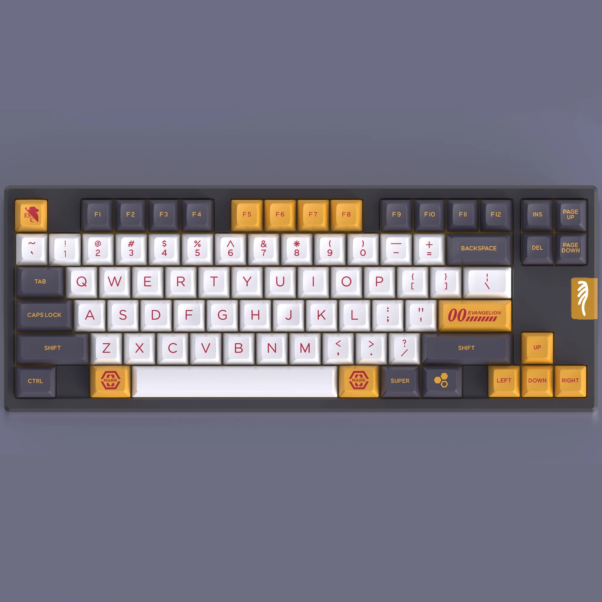 Domikey SA-Ensemble de capuchons continent à double injection, profil 00, profil de protocole, MX Stem Keyboard 87, 104 gh60, xd64, xd68, xd84, xd96, xd75, xd87