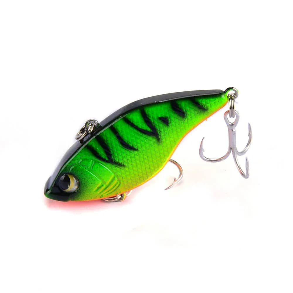 Leurre VIB coulant Élpour la pêche au bar et au brochet, appât Élde type WobJeff avec bruit sans lèvres et manivelle, couche de natation complète, 5cm, 15g, 1 pièce