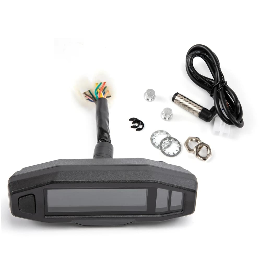 Mini Compteur de Moto Universel RPM, Vitesse, Odomètre Numérique, Carburateur d'Injection Électrique, Instrument pour KR200 Russe