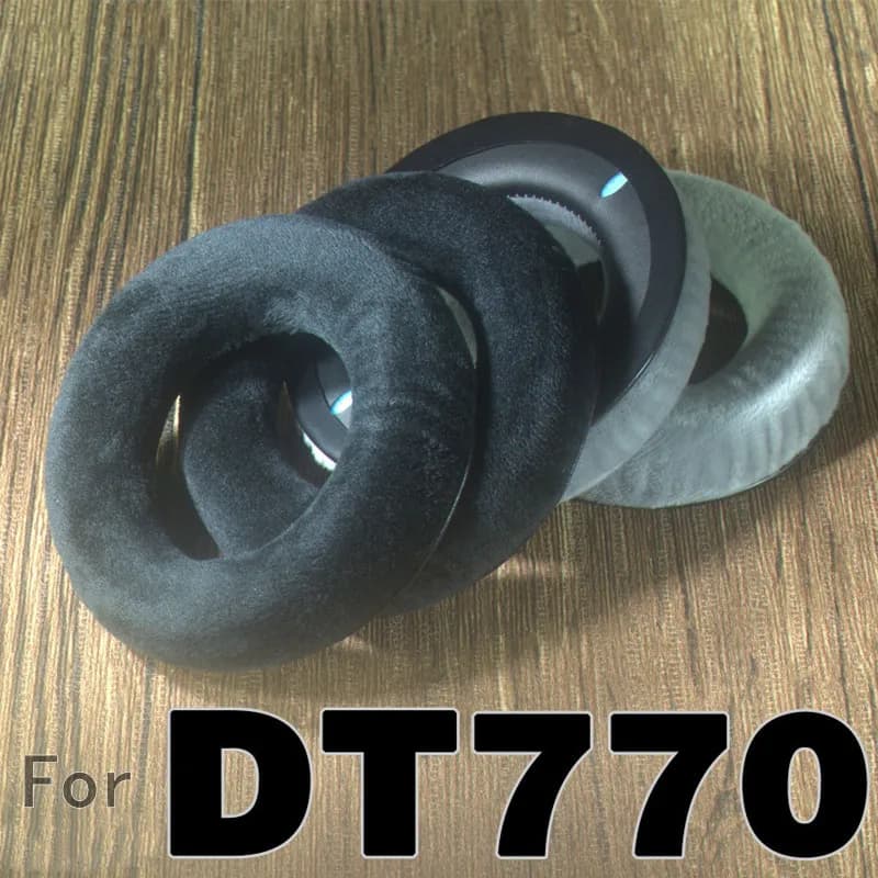 Coussinets d'oreille de remplacement en velours, pour écouteurs Beyerdynamic DT440 DT660 DT770 DT860 DT880 DT990 DT 770 PRO DT 880 PRO DT 990
