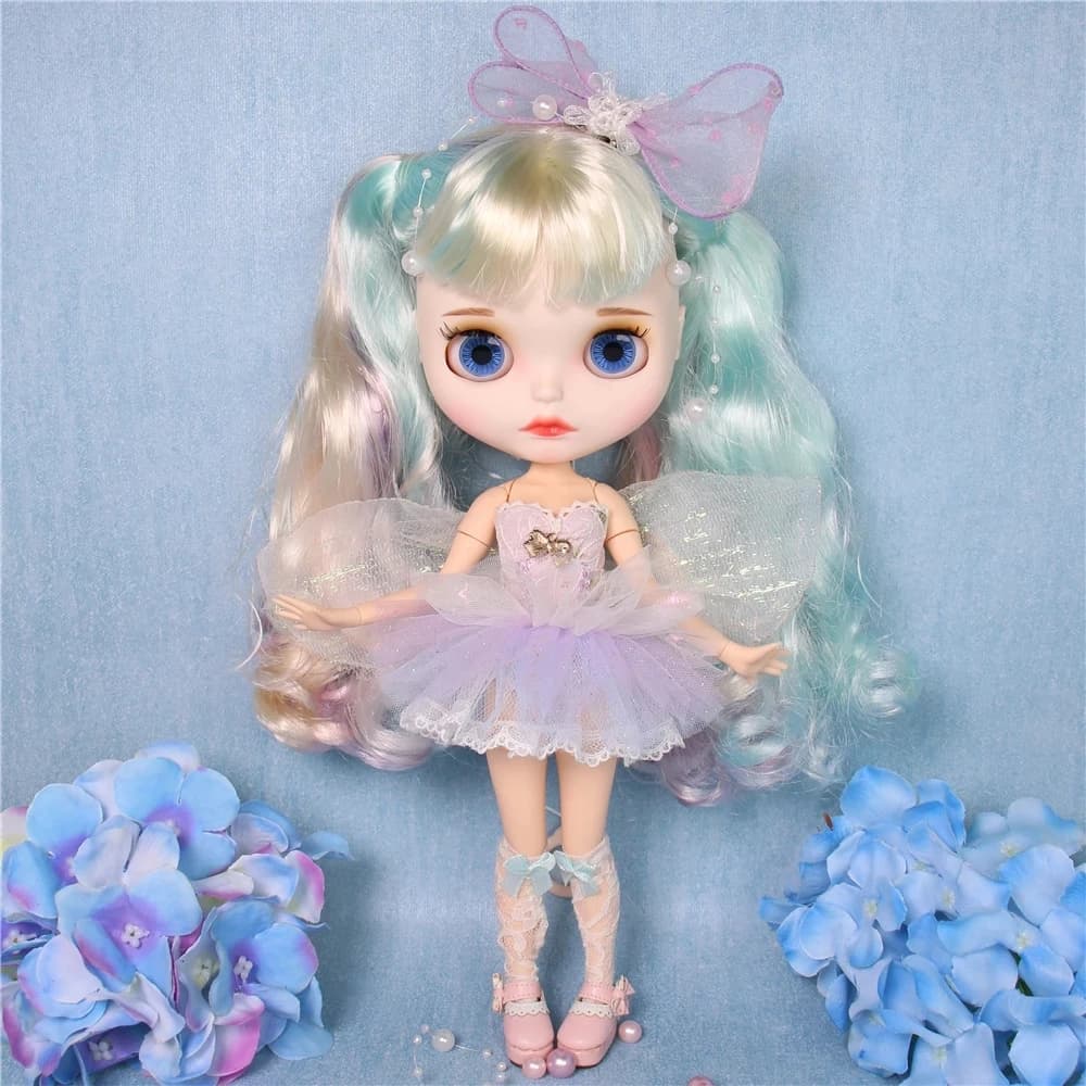 ICY DBS Blyth – poupée à peau blanche, 30cm, corps articulé, visage mat, avec vêtements, chaussures, jouet, cadeau, Anime, 1/6 BJD