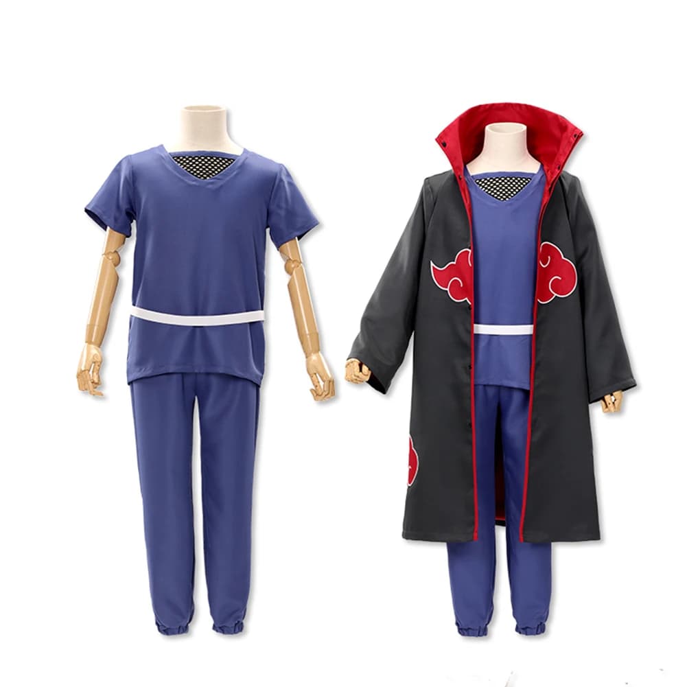 Brdwn NARUTO Akatsuki unisexe Itachi Hidan Pein Sasori Deidara chine autorisation officielle nuage rouge Cosplay cape costume