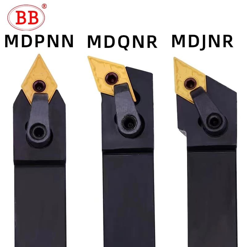 BB DNMG Insert MDPNN MDJNR MDQNR DNMG 150404 Porte-outil de tournage de tour externe, coupe droite gauche en métal et acier 1616 2020 2525
