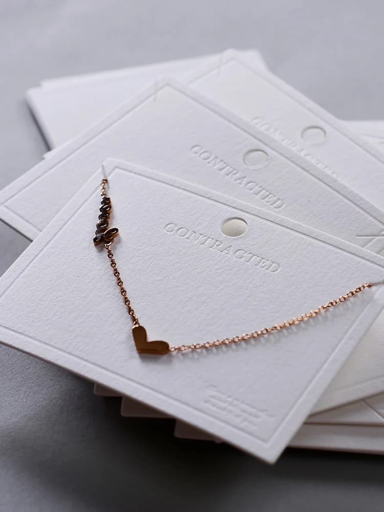 Étiquettes blanches pour collier, bracelet et boucles d'oreilles, accessoires de bricolage faits à la main, carte d'affichage de bijoux, offre spéciale, nouveau, 500 g/m2