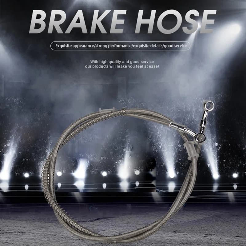 Tuyau d'huile de frein de Moto 35cm-180cm, câble de frein universel, tuyau tressé en acier inoxydable, accessoires de Moto