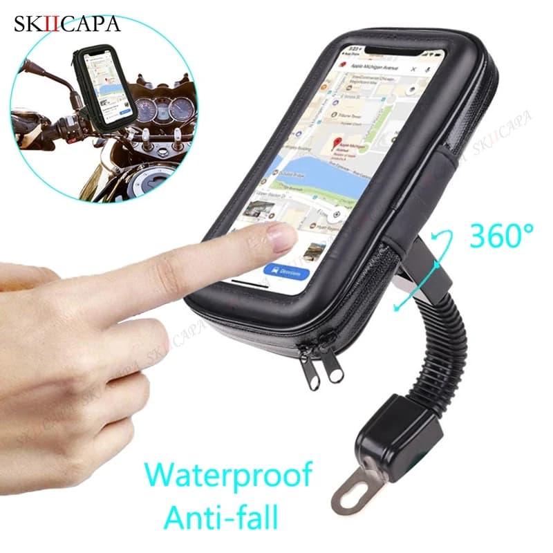 Support de téléphone universel pour Moto, pour Samsung, iphone, Moto, Support de vélo, housse de Scooter, étui étanche pour téléphone