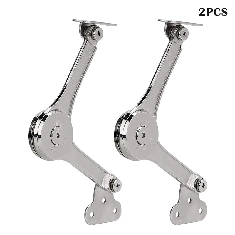 Charnières de support de couvercle pliantes RapDuty, fermeture douce, charnière de séjour, garde-couvercle ouvert pour armoire, quincaillerie de garde-robe de cuisine, 2 pièces