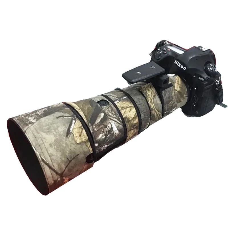 JunaryCamSolomon Lens Coat pour Nikon AF-S 500mm 5.6E dissolve ED VR Telephoto Nylon Protective Case Rain Cover