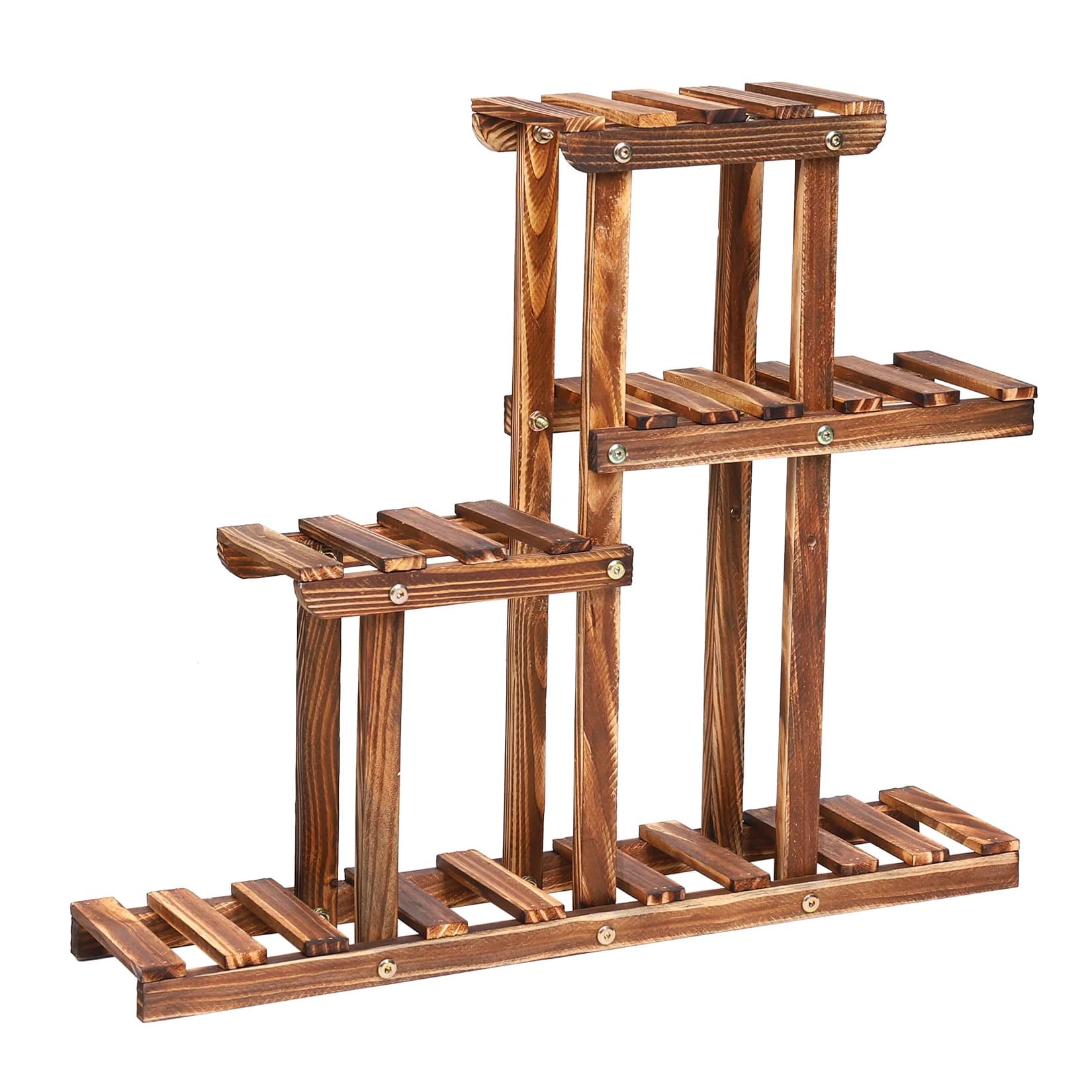 Support de plantes en bois à plusieurs niveaux, mini porte-plante de bureau pour jardin de balcon extérieur, T1