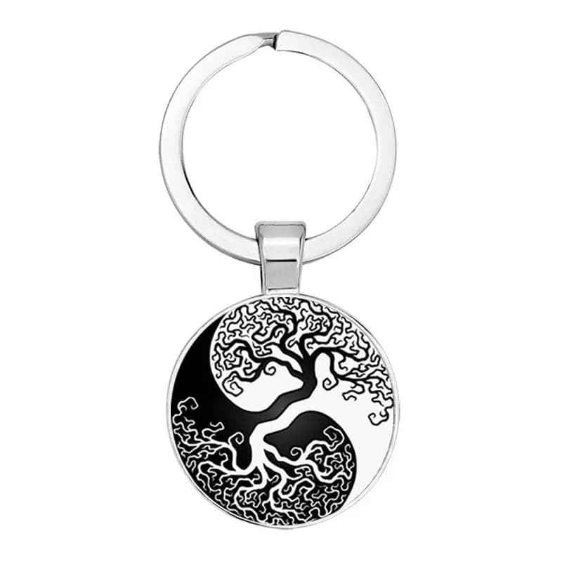Porte-clés Arbre de Vie Vintage Fait Main, Bijou Arbre de Vie, Cadeau de Fête