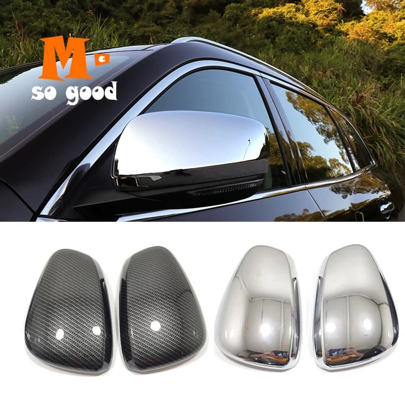 Rétroviseur en fibre de carbone et Chrome pour Renault Scenic, accessoire de décoration pour les portières latérales, les rétroviseurs, 2016, 2017, 2018, 2019