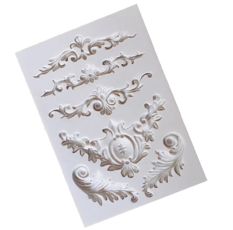 Moule en silicone pour fondant au chocolat, nouveau modèle rétro de style européen, bricolage, cuisson, artisanat, accessoires