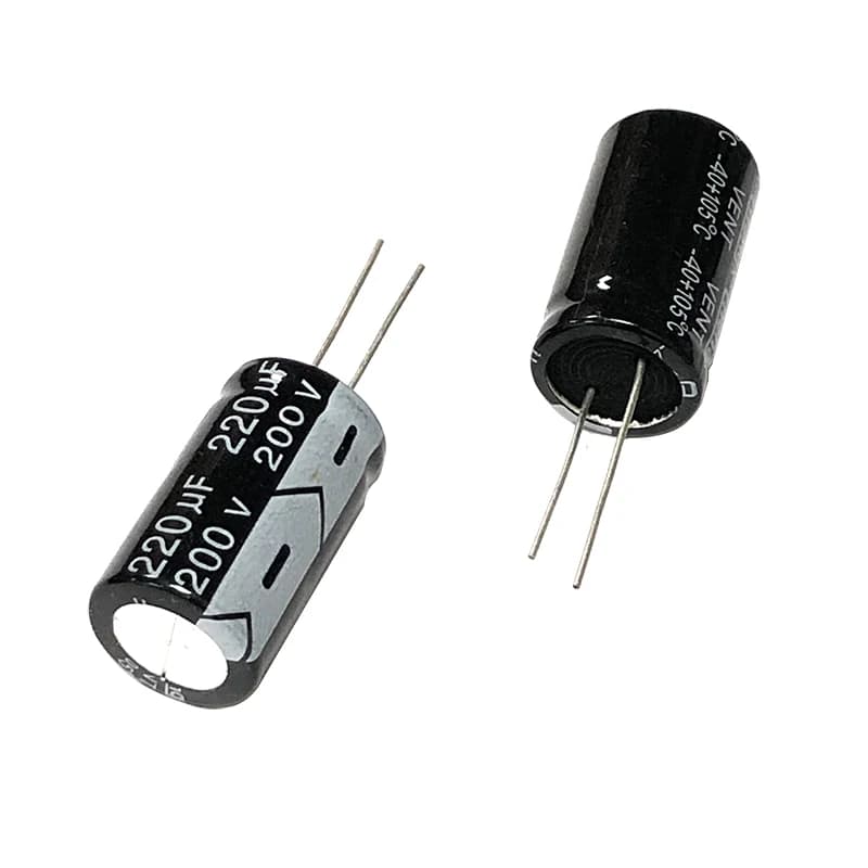 Condensateurs électrolytiques en aluminium 200v220UF 18x30mm 200v 220uf 200wv 200vdc 220mf 220MFD 22uf 33uf 47uf 68uf 330uf 200v