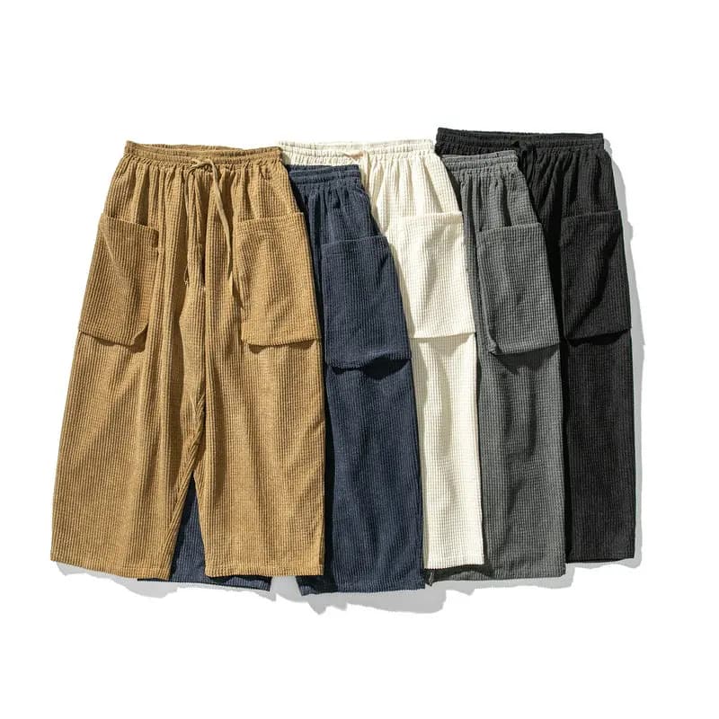 Pantalon streetwear à jambes larges pour homme et femme, couleur unie, style cargo, à la mode, 5XL, nouvelle collection