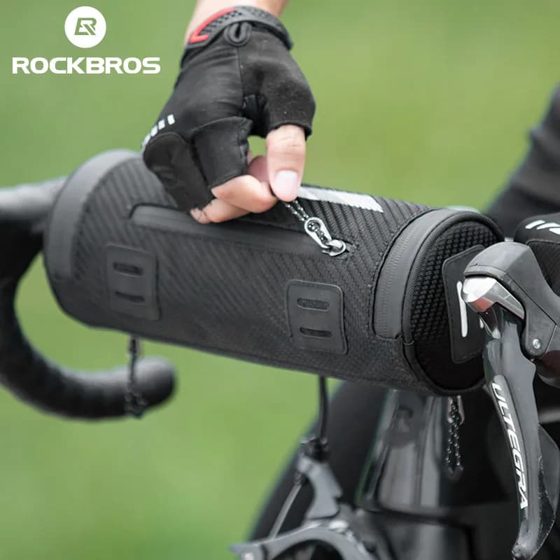 ROCKBROS-Sac à dos grande capacité pour cadre de vélo de route, sacoche de guidon portable pour VTT