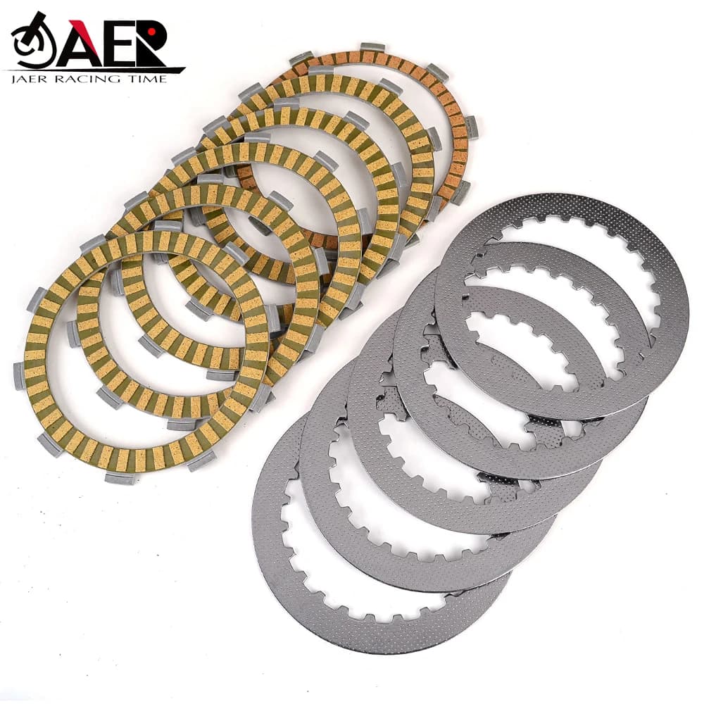 Plaques de disques de friction d'embrayage pour Honda Steed, 400 NV400 CJ CK CS CV NT400 Bros 400 NC25 VT500 ED EF VRX400T NC33 NV400 Shadow