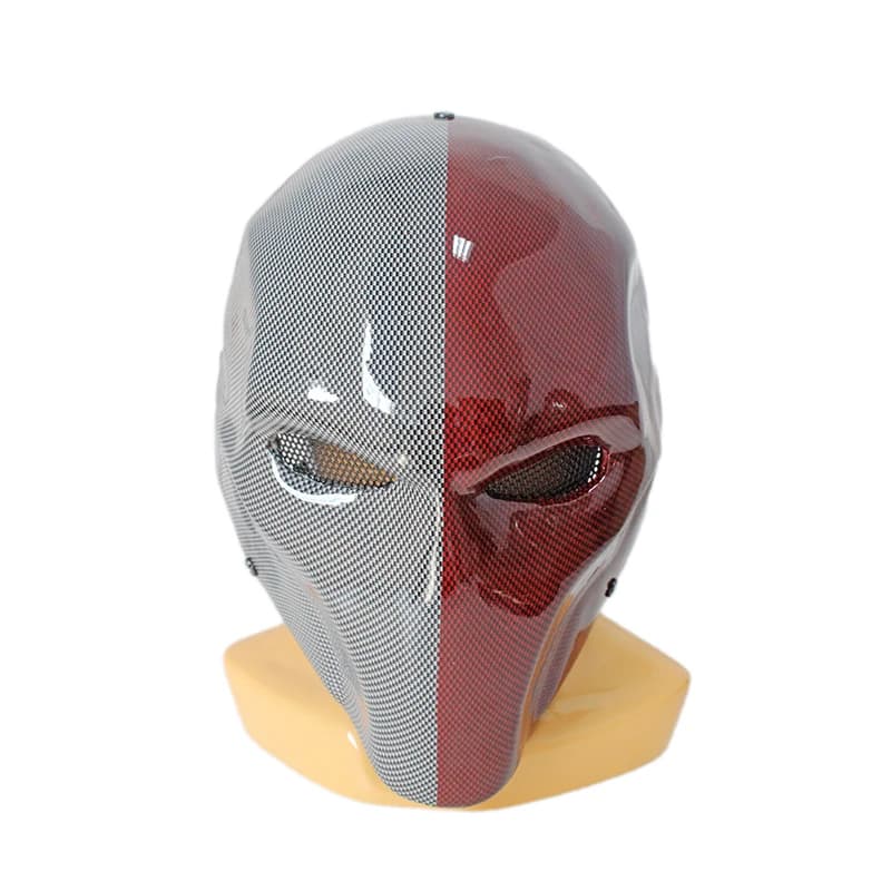 Casque de cosplay Deathstroke Arrow saison 5 pour adultes, accessoires de masque violet, accessoires d'Halloween, masque de haute qualité, nouveau