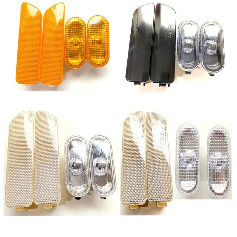 Feux de position latéraux avant, clignotants, lentille de clignotant, lampe pour Volkswagen VW Golf 4, Jetta MK4, 1999-2005
