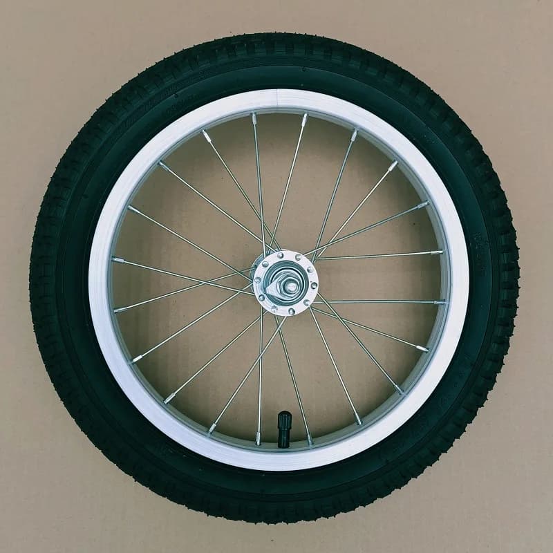 Jantes de vélo en aluminium pour enfants, roues avant et arrière, pneus, accessoires de jeu de roues, 12 ", 14", 16 ", 18", 20"