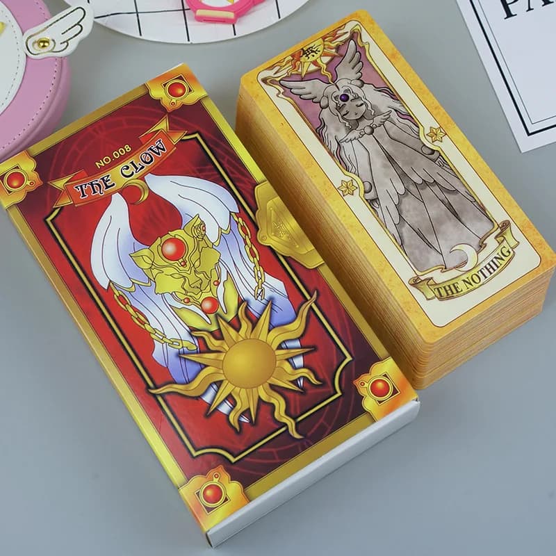 59 pcs/lot 16 CM grande taille Anime Cardcaptor Sakura Clow carte cosplay accessoire KINOMOTO SAKURA carte captor Sakura cartes Tarot cadeau