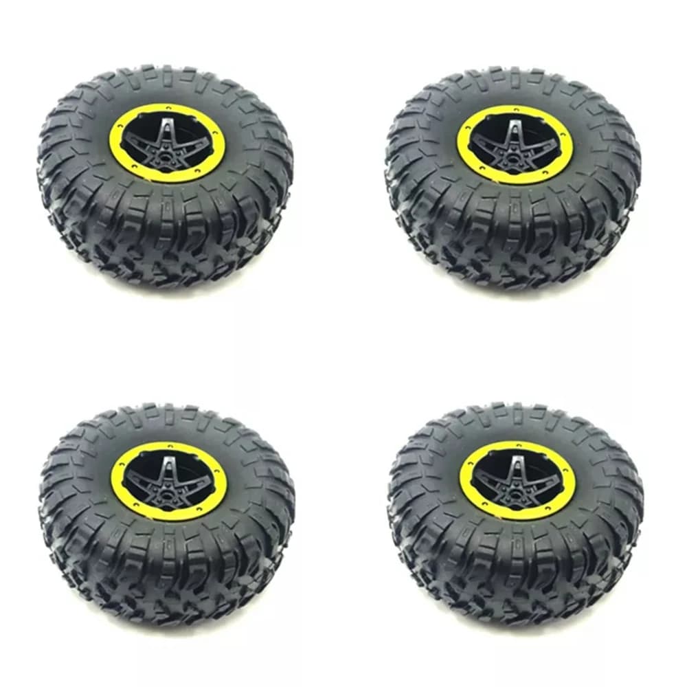 Grands pneus modifiés pour WPL, voiture de camion d'escalade tout-terrain, 4 pièces
