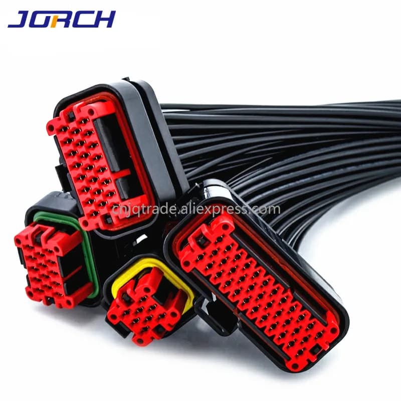 Connecteur Électrique SFP de Câblage de Fil ECU Automobile, Médailles à 8/14/23/35 Broches, 770680-1, 776273-1, 770680-1, 776164-1 avec Câble de 20cm, 1 Pièce