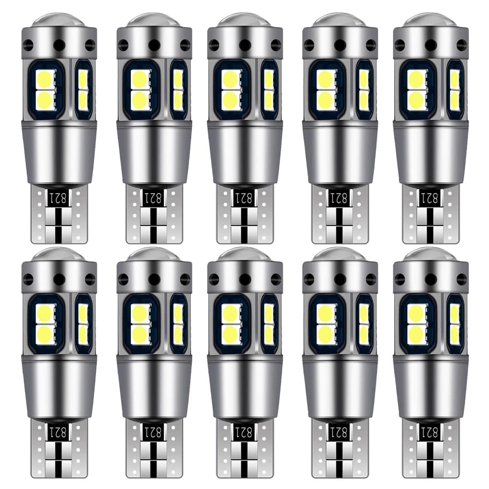 10x T10 LED W5W Canbus 194 168 feu de stationnement LED sans erreur pour BMW Audi Volvo Toyota Subaru Peugeot Nissan Kia Lada