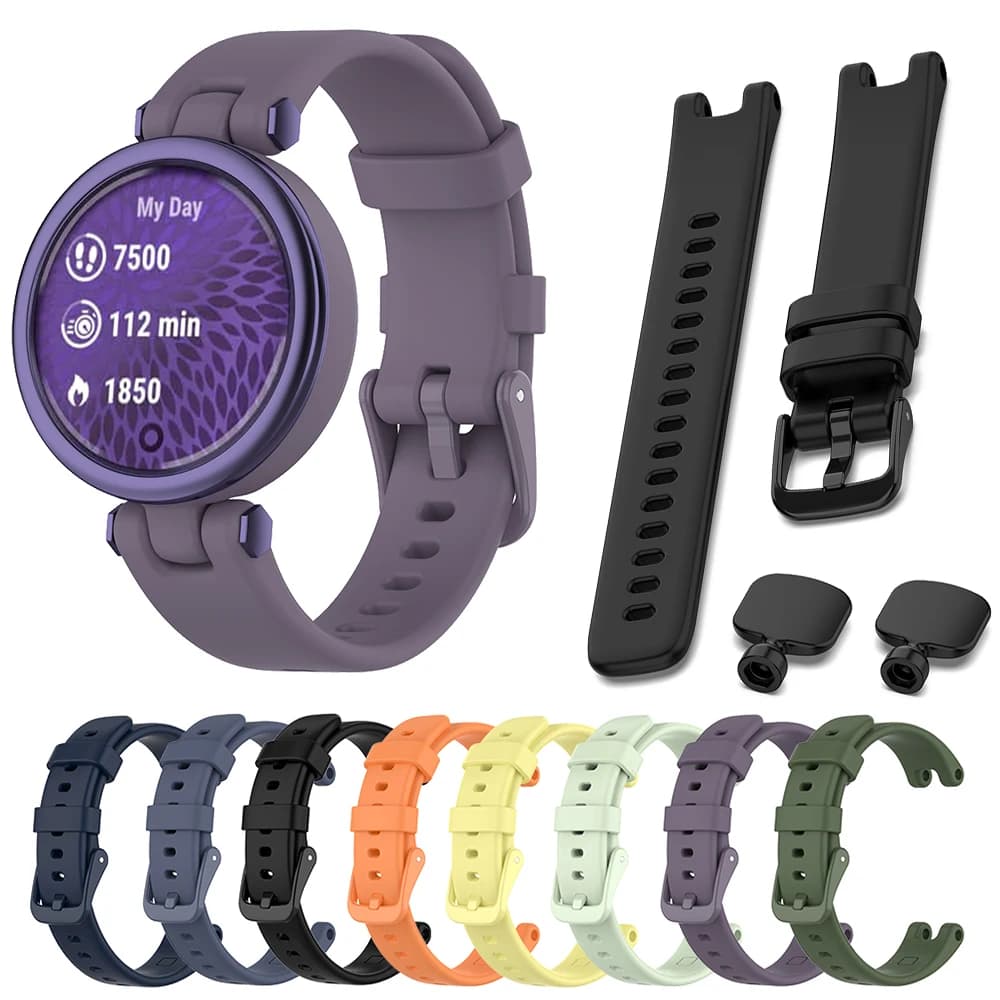 Pour Garmin Lily Bracelet de montre intelligente remplacement Bracelet en Silicone pour Garmin Lily Bracelet de Sport de Fitness pour femmes
