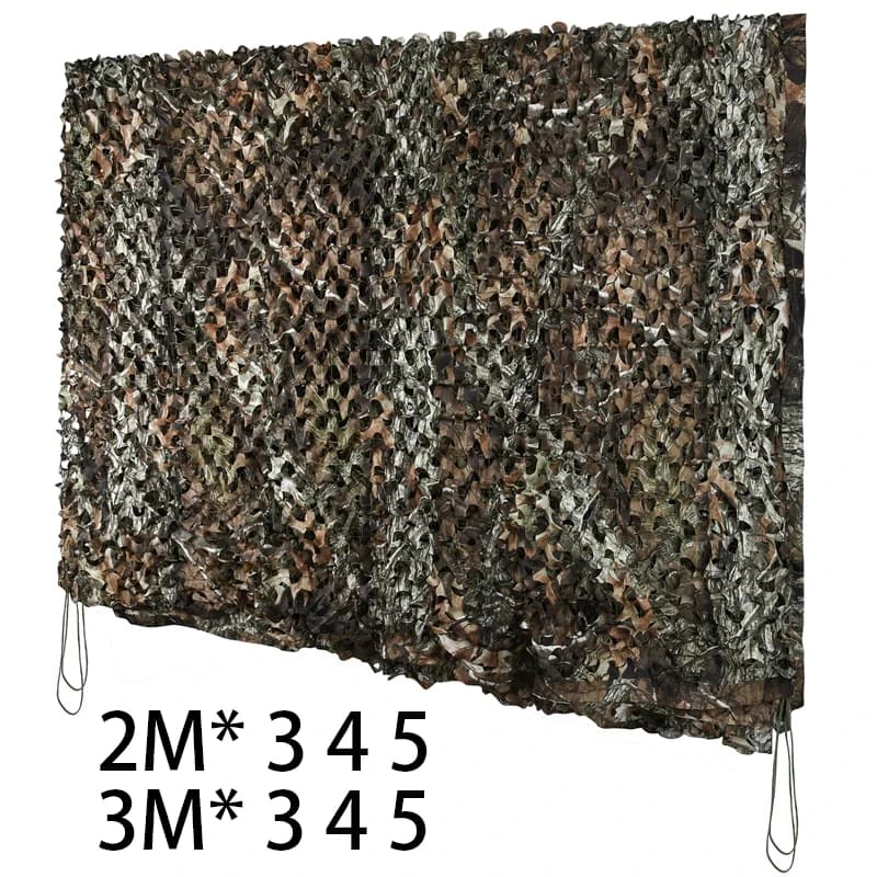Filet de camouflage avec maille, décoration d'ombre solaire, pare-soleil CamSolomon, camping, tir, chasse, 2x3, 4, 5, 3x3, 4, 6, 7, 9, 10, 13, 16 pieds
