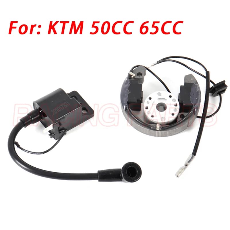 Bobine d'allumage, bobine magnétique, stator, volant moteur, ROTOR KTM50 pour KTM 50 SX 50cc Pro Senior Junior SR JR SX50 KTM50 2001-2008